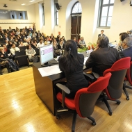 Diritti umani e accesso all’alta formazione: un incontro con Cherie Blair, foto Alessio Coser, archivio Università di Trento