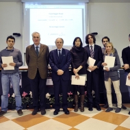 I premiati, foto Alessio Coser, archivio Università di Trento