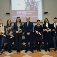 I premiati migliori laureati, foto Alessio Coser, archivio Università di Trento