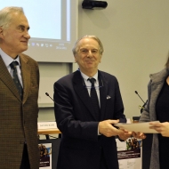 Cerimonia di consegna dei premi, foto Alessio Coser, archivio Università di Trento
