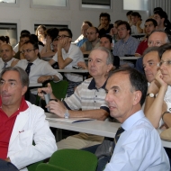 Da davanti e da sinistra: Claudio Lamanna, Marco Tubino, Davide Bassi, Rinaldo Maffei, Giancarla Masè, Riccardo Zandonini