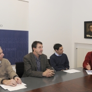 Da sinistra: Davide Bassi, Sandro Stringari, Uri Hasson, Guido Zolezzi, foto Agf Bernardinatti 