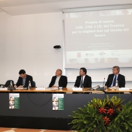 Da sinistra: Elena Giovannini, Lorenzo Pomini, Ermanno Monari, Paolo Burli, Alberto Molinari, Giorgio Bolego