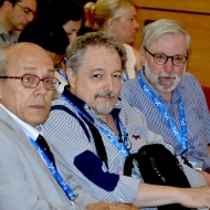 Da sinistra: Giuseppe Dalba, Rolly Grisenti, Paolo Fornasini, foto Luca Valenzin, archivio Università di Trento