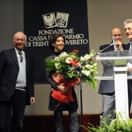 Piero Angela,Trento, 22 gennaio 2013, foto Alessio Coser, archivio unitn