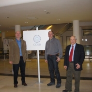Da sinistra: Daron Green, Corrado Priami, Fabrizio Gagliardi, archivio COSBI