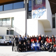 Delegazione FISU, visita allo stadio del ghiaccio e all’anello di pattinaggio a Baselga di Piné