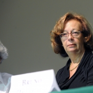 Da sinistra: Lucy Suchman, Silvia Gherardi, foto Agf Bernardinatti