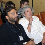 Da sinistra: Attila Bruni, Lucy Suchman, foto Agf Bernardinatti