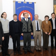 Da sinistra: Flavia Evandri, Aliaksandr Birukou, Maurizio Marchese, Sergey V. Ablameyko, Davide Bassi, Carla Locatelli, Fabio Casati, Maria Ablameyko