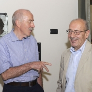 Da sinistra: Maurizio Magnabosco, Francesco Lorenzoni, foto AgF Bernardinatti, archivio Università di Trento