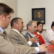 Da sinistra: Filippo Bazzanella, Fulvio Zuelli, Davide Bassi, Karen Putzer, Paolo Bouquet