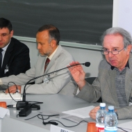 Da sinistra: Dario Petri, Renato Lo Cigno, Davide Bassi