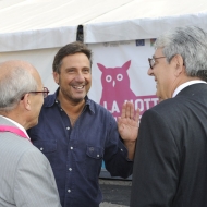 Da sinistra: Giuseppe Dalba, Mario Tozzi, Antonio Schizzerotto, foto AgF Bernardinatti, archivio Università di Trento