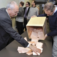 Elezioni del rettore 2013, foto Agf Bernardinatti archivio Università di Trento