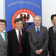 Visita Delegazione dell'Università di Tongji, Università di Trento, 29.3.2010, foto Agf Bernardinatti