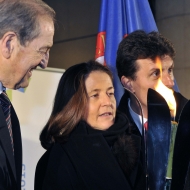 Da sinistra: Claude-Louis Gallien, Daria de Pretis, Paolo Bouquet, foto Roberto Bernardinatti, archivio Università di Trento 