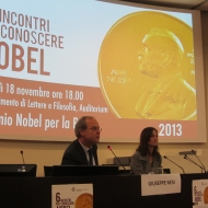 Da sinistra: Giuseppe Nesi, Valeria Santori, archivio Università di Trento
