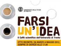 Il caffè scientifico dell’Università di Trento